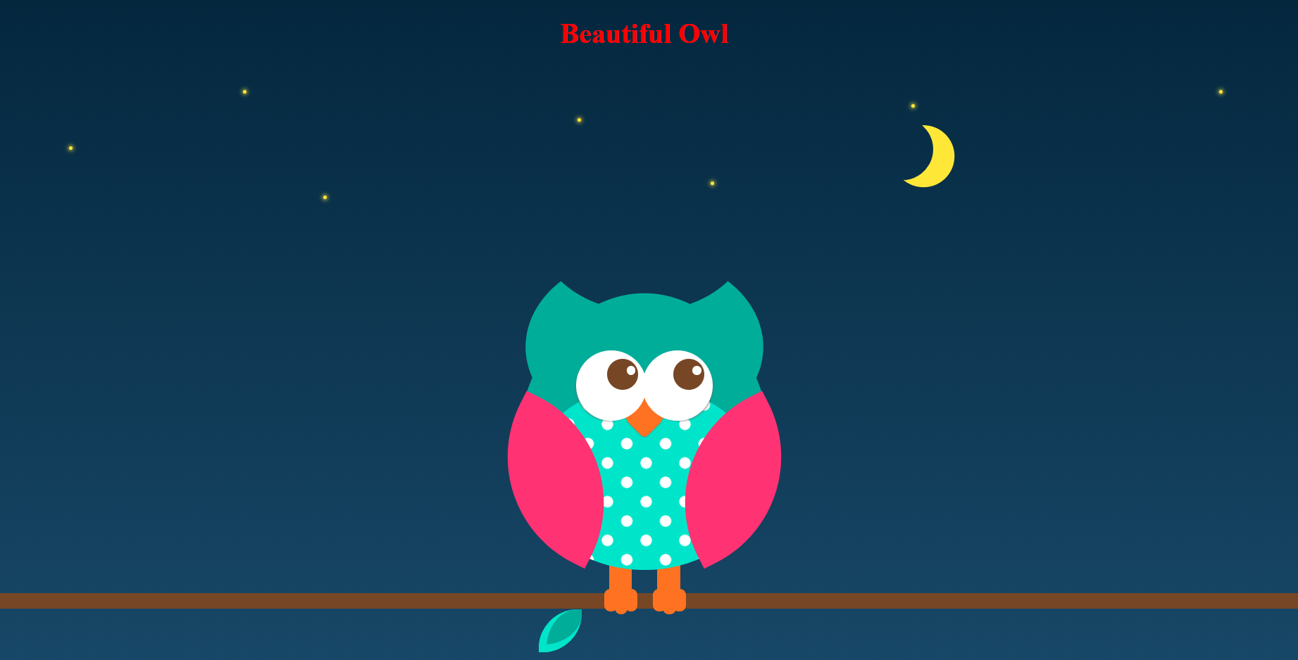 owl CSS illustration
